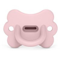 Пустушка Suavinex Colour Essence фізіологічна у формі метелика, 0-6 місяців, рожева (308911)