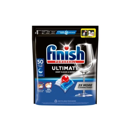 Таблетки для посудомийних машин Finish Ultimate All in 1 50 шт. (5908252002894/5908252004829)