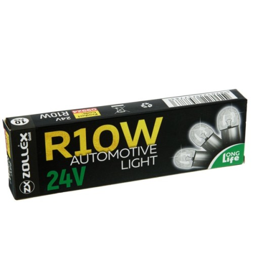 Автолампа Zollex R10W 24V