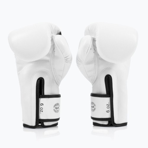 Боксерські рукавички Fairtex BGV14 White 14 унцій (бинти в комплекті) (BGV14_14oz_White)