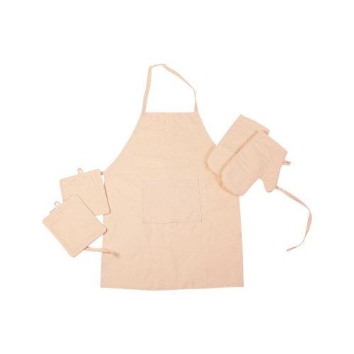 Фартух MirSon Набір 12-0712 Calvina бязь дві прихватки + дві рукавички-прихватки + фартух (2200006752646)