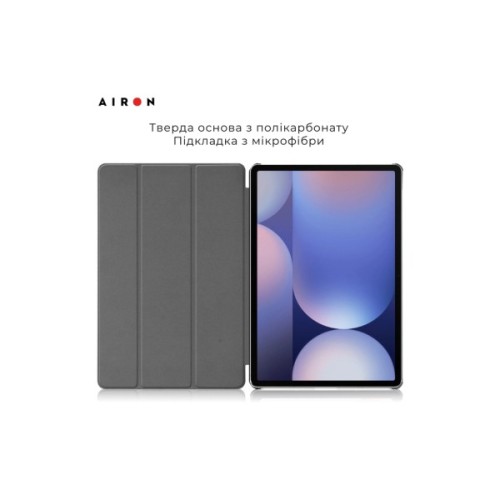 Чохол до планшета AirOn Premium Samsung Galaxy tab S10 Plus 12.4 2024 + film Black (4822356758483)