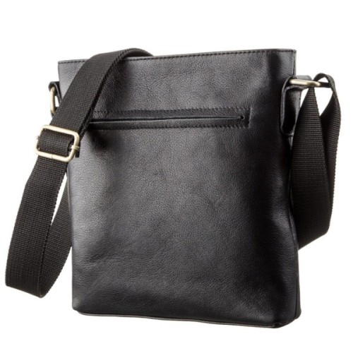 Сумка Shvigel Чоловіча шкіряна Чорна (19119)