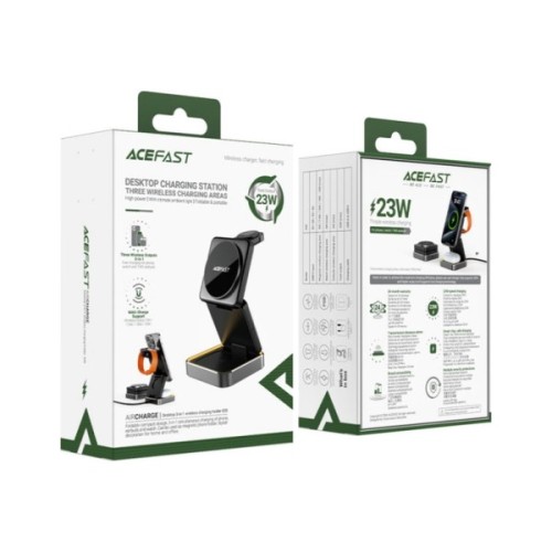 Зарядний пристрій Acefast Wireless QI 3in1 15W E20 (6974316283478)