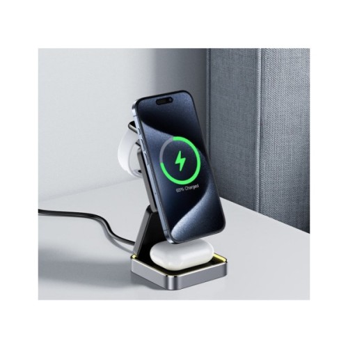 Зарядний пристрій Acefast Wireless QI 3in1 15W E20 (6974316283478)