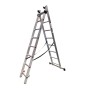 Драбина GTM 3-секції, розкладна, 3*8сх. 2,18-4,88м (KME308)