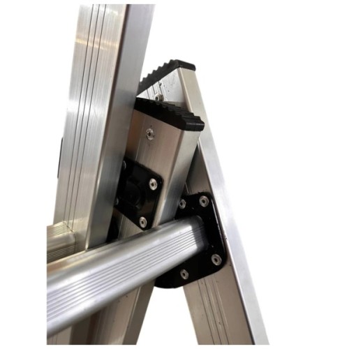 Драбина GTM 3-секції, розкладна, 3*8сх. 2,18-4,88м (KME308)