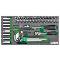 Набір інструментів Toptul комбінований 1/4" 50од. (GEA5004)