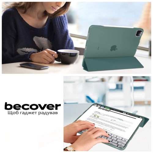 Чохол до планшета BeCover Tri Fold Hard Apple iPad Air 13" M4 2026 Dark Green (715334)