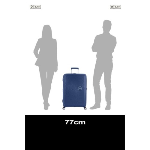 Валіза American Tourister Soundbox 97/110 л темно-синя (32G*41003)