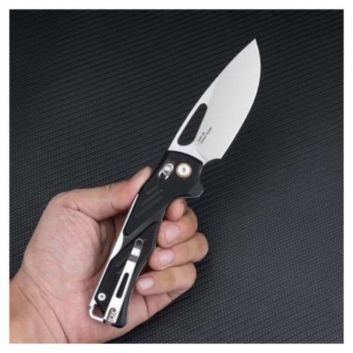 Ніж SRM Mirage, Black G10, Stonewash (239X-GB)