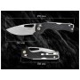 Ніж SRM Mirage, Black G10, Stonewash (239X-GB)
