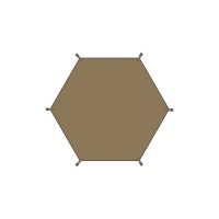 Футпрінт для намету Naturehike CNK230WS014, коричневий (6927595794470)