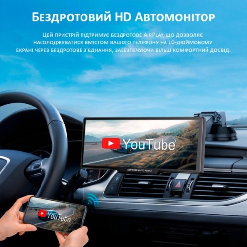 Автомобільний монітор Aspiring Auto Play 2, Magnet, CarPlay, Android auto