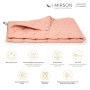 Ковдра MirSon антиалергенна Eco-Soft всесезонна №1733 Eco Light Coral 140x205 см (2200003710229)