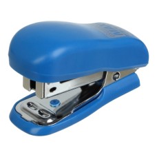 Степлер Buromax пластиковий МІНІ, 10 аркушів, (скоби №24; 26), 60 x 25 x 35 мм, синій (BM.4216-02)