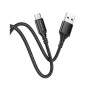 Дата кабель USB 2.0 AM to Micro 5P 1.0m 2.4A BX54 black BOROFONE (6931474745811)