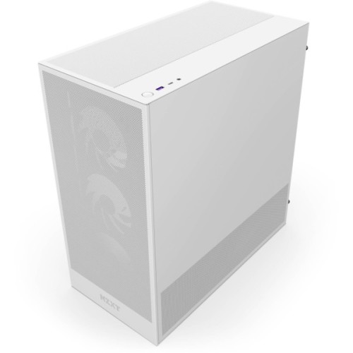 Корпус для ПК NZXT H5 Flow RGB Compact All White (CC-H52FW-R1)
