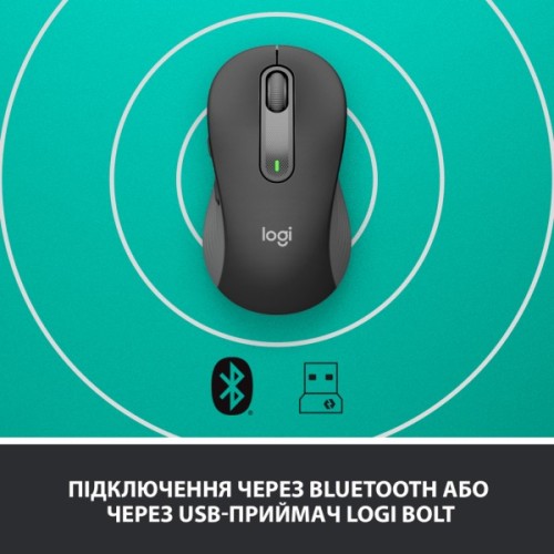Мишка Logitech Signature M650 L Wireless Graphite (910-006236)