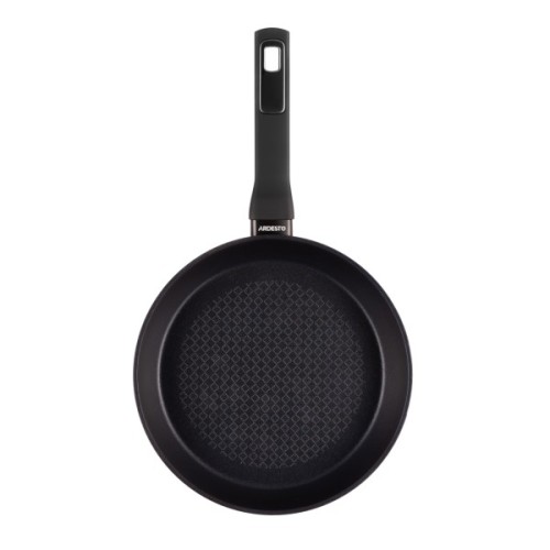 Сковорода Ardesto Gemini Lucca, 24см, алюміній, чорний (AR1924GMI)