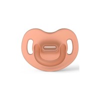 Пустушка Suavinex силіконова анатомічна 0-6 міс. помаранчева (307248)