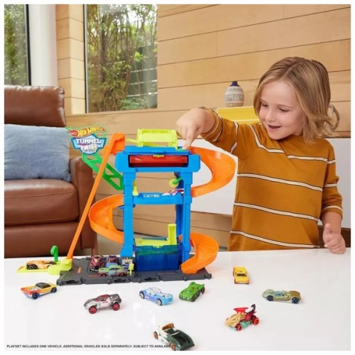 Автотрек Hot Wheels City Автомийка: Скажені віражі (HTN80)