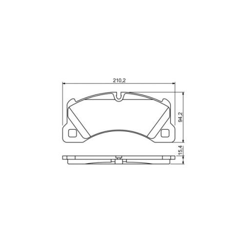 Гальмівні колодки Bosch 0 986 494 206
