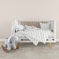 Дитячий постільний набір Home Line Динозаврика (салатово-фіолетовий) (183367)