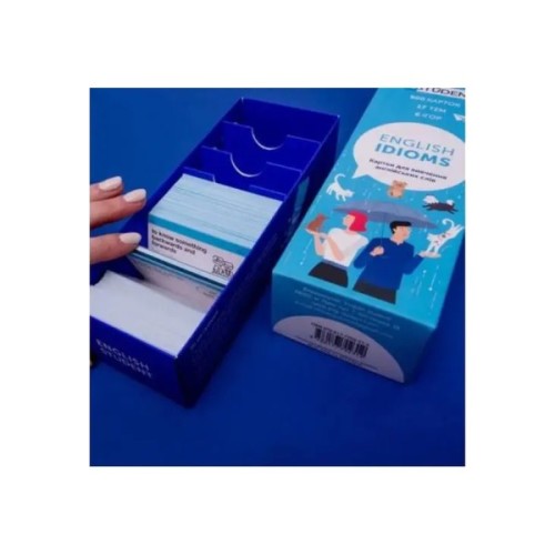 Навчальний набір English Student Картки для вивчення англійської мови Idioms, українська (591225923)