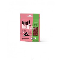 Ласощі для котів Half&Half у формі м'ясних шматочків з індичкою 50 г (4823082431830)