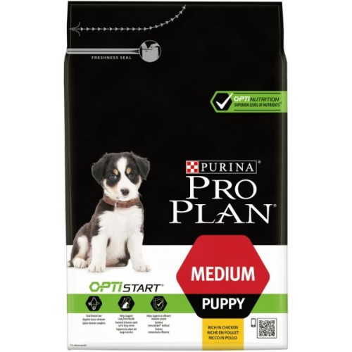 Сухий корм для собак Purina Pro Plan Dog Medium Puppy з високим вмістом курки 3 кг (7613035114869)