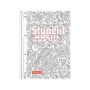 Книга записна Brunnen Коледж-блок А4 Premium Zenart bird, лінія 80 аркушів (10 67 427)