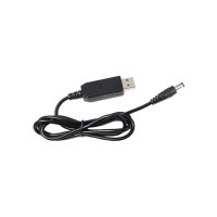 Кабель живлення USB to DC 5.5x2.1mm 12V 1.0m Value (S1016)