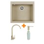 Мийка кухонна Adamant Univer Сахара + змішувач + дозатор (4824296902102)