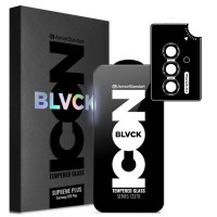 Скло захисне Armorstandart Supreme Plus Black Icon Samsung S25 Plus (ARM85454)