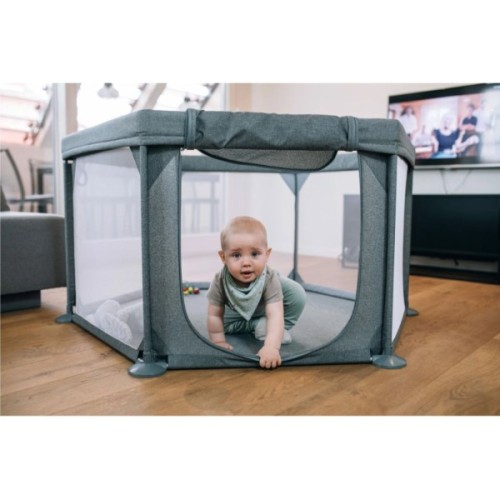 Дитячий манеж FreeON HEXAGON Grey (44459)