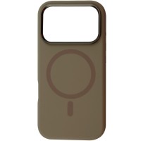 Чохол до мобільного телефона BeCover FIBRA Silicone OmniMag Apple iPhone 17 Pro Brown (716214)