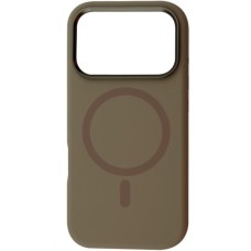 Чохол до мобільного телефона BeCover FIBRA Silicone OmniMag Apple iPhone 17 Pro Brown (716214)