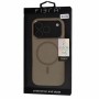 Чохол до мобільного телефона BeCover FIBRA Silicone OmniMag Apple iPhone 17 Pro Brown (716214)