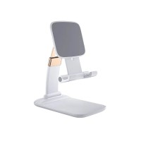 Підставка до планшета та телефона Knight Foldable Desk Mobile Phone Holder Stand (Alloy) White Essager (EZJZM-QS02)