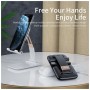 Підставка до планшета та телефона Knight Foldable Desk Mobile Phone Holder Stand (Alloy) White Essager (EZJZM-QS02)