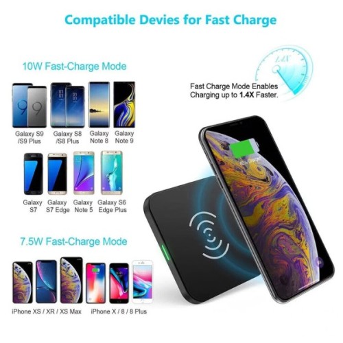 Зарядний пристрій Choetech Wireless 10W black (T511-S)