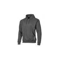 Кофта робоча Hoegert NIERS HT5K901-XL з капюшоном 65% бавовна/35% поліестер чорний, XL (54) (HT5K901-XL)