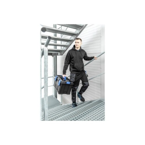 Кофта робоча Hoegert NIERS HT5K901-XL з капюшоном 65% бавовна/35% поліестер чорний, XL (54) (HT5K901-XL)