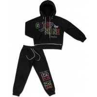 Спортивний костюм дитячий Shukoko "SHINE" (1171-134G-black)