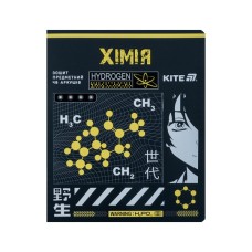 Зошит Kite предметний Cyber 48 аркуші, клітинка, хімія (K25-240-26)