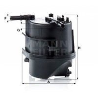 Фільтр паливний Mann WK939