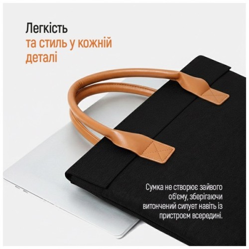 Сумка для ноутбука ColorWay Stylish 15.6" Black (CW-LBS156-BK)