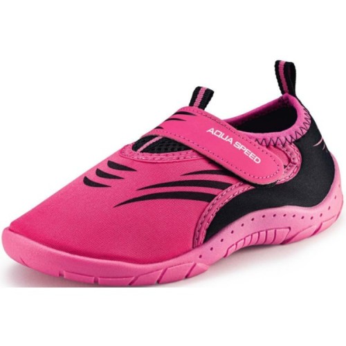 Аквашузи Aqua Speed Aqua Shoe Model 642-27F рожевий, чорний 22 (5905718621590)