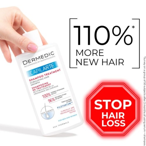 Шампунь Dermedic Capilarte Для стимулювання та відновлення росту волосся 300 мл (5901643174194)